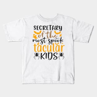 Secretary Of The Most Spook Tacular Kids Kids T-Shirt